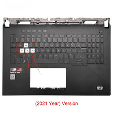For ASUS ROG Strix G17 G713 G713QY 2021 Palmrest w/ Backlit Keyboard 17.3 US