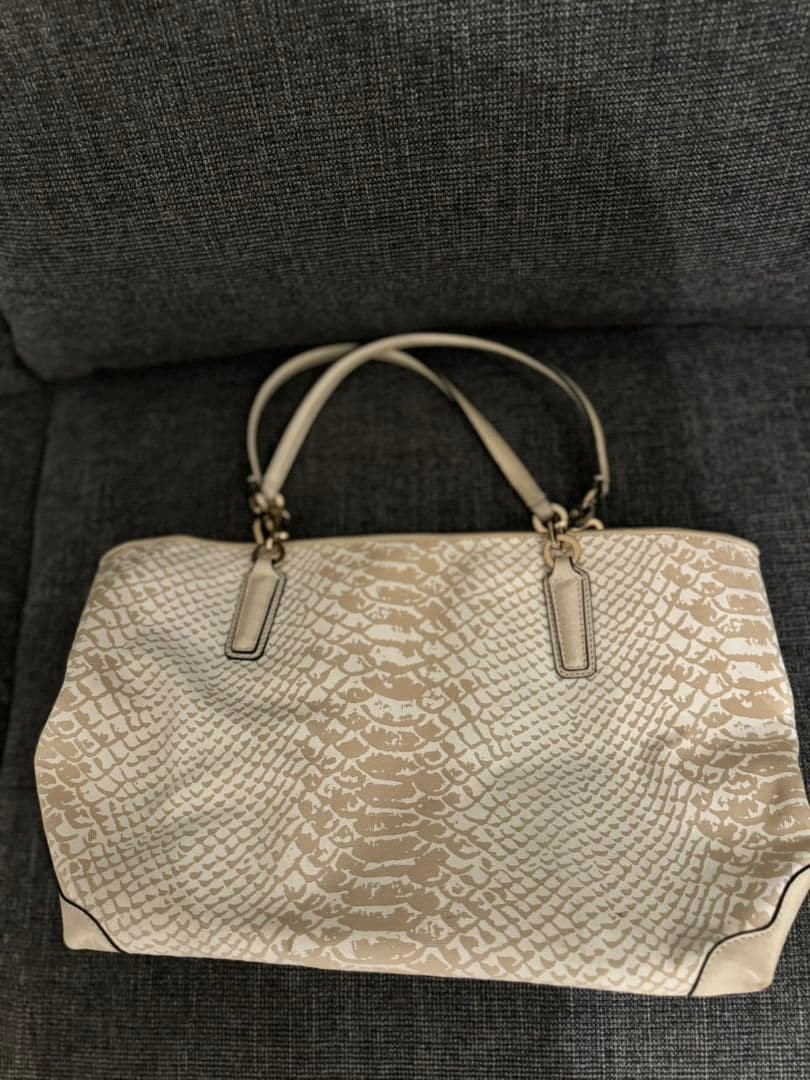 COACH Python Pattern Tote Bag 13a - image 3