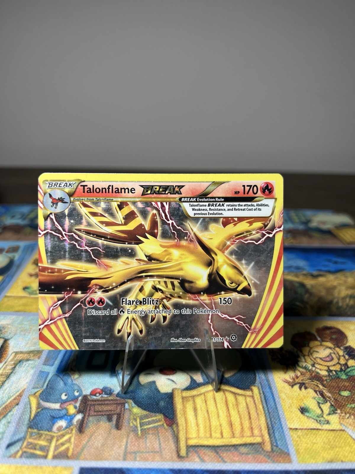Talonflame BREAK 21/114 XY - Steam Siege Holo