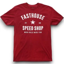 Fasthouse Paragon SS Tee Cardinal Medium -Open Box