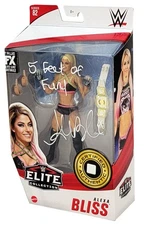 Alexa Bliss Auto WWE Elite Collection #82 Action Figure "5 Feet Of Fury" Beckett