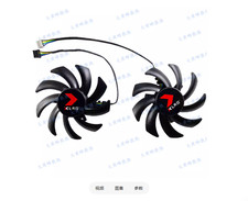Graphics Card Cooling Fan For PNY RTX4060ti 4070 4070S VERTO Dual Fan