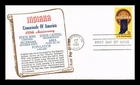 US COVER INDIANA STATEHOOD 150TH ANNIVERSARY FIRST DAY ISSUE KHOL KRAFT
