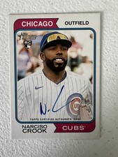 2023 Topps Heritage #ROA-NC Narciso Crook Real One Autographs