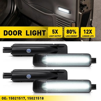 4PCS LED Courtesy Lamps Smoked For Silverado Tahoe Sierra Yukon Escalade H2 USA