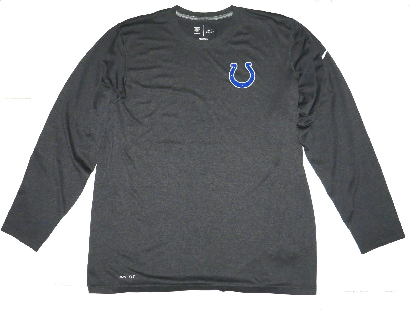 ALEX TANNEY TRAINING WORN OFFICIAL INDIANAPOLIS COLTS #3 LONG SLEEVE NIKE SHIRT