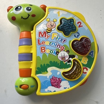 Hap-P-Kid Musical Learning Book with Lights And Sounds Bilingual Spa/Eng Works