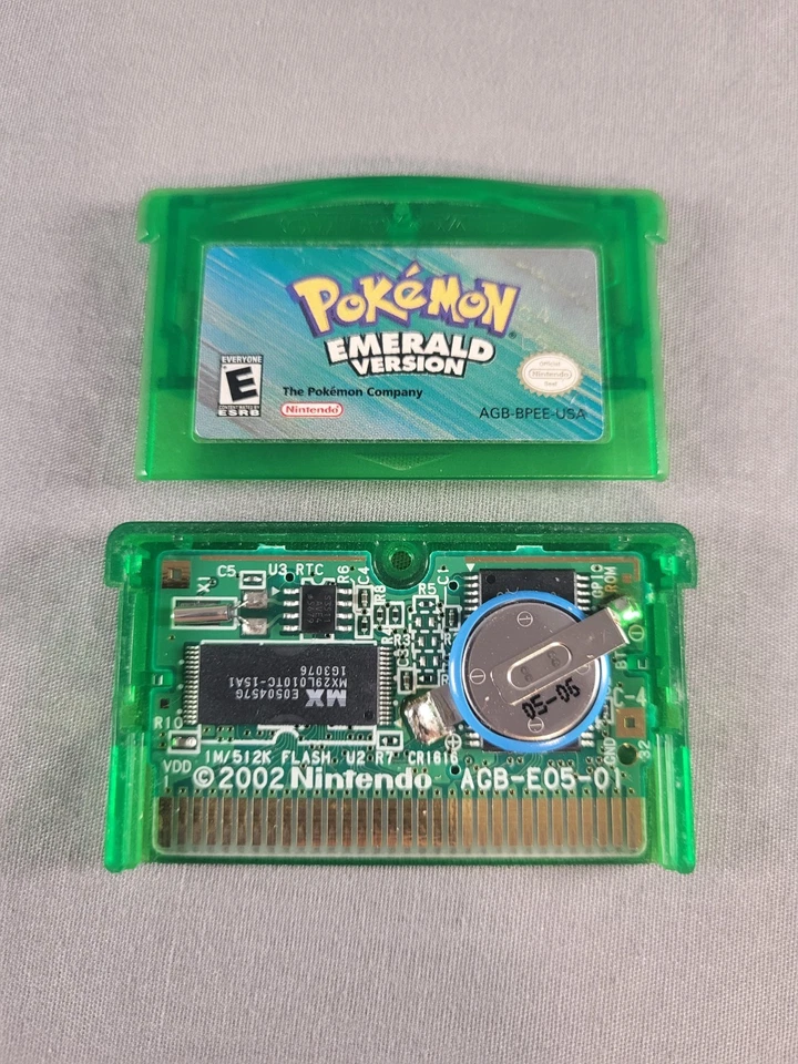 Pokemon: Emerald Version, GBA, Loose, Authentic! (Dry Battery Still Saves) - Image 3 of 3