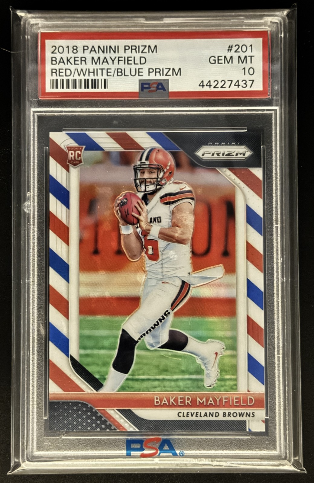 Baker Mayfield Panini Prizm #201 Red/White/Blue