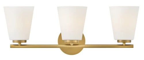 Lark 85423 Bri 3 Light 24"W Vanity Light - Black - Picture 2 of 10