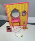 Rare Vintage 1970 Barbie ACTION BEAUTY SCENE Play Set #1016 Vanity Incomplete