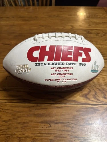 Kansas City Chiefs NFL Football Space For Autograph