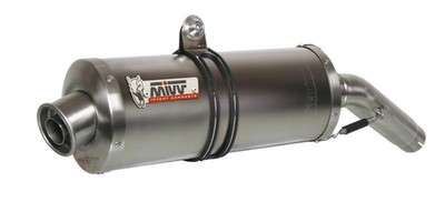 Y.003.LX1 - Silencieux Echappement  Mivv Oval Inox Yamaha YZF 600 R6 99/02