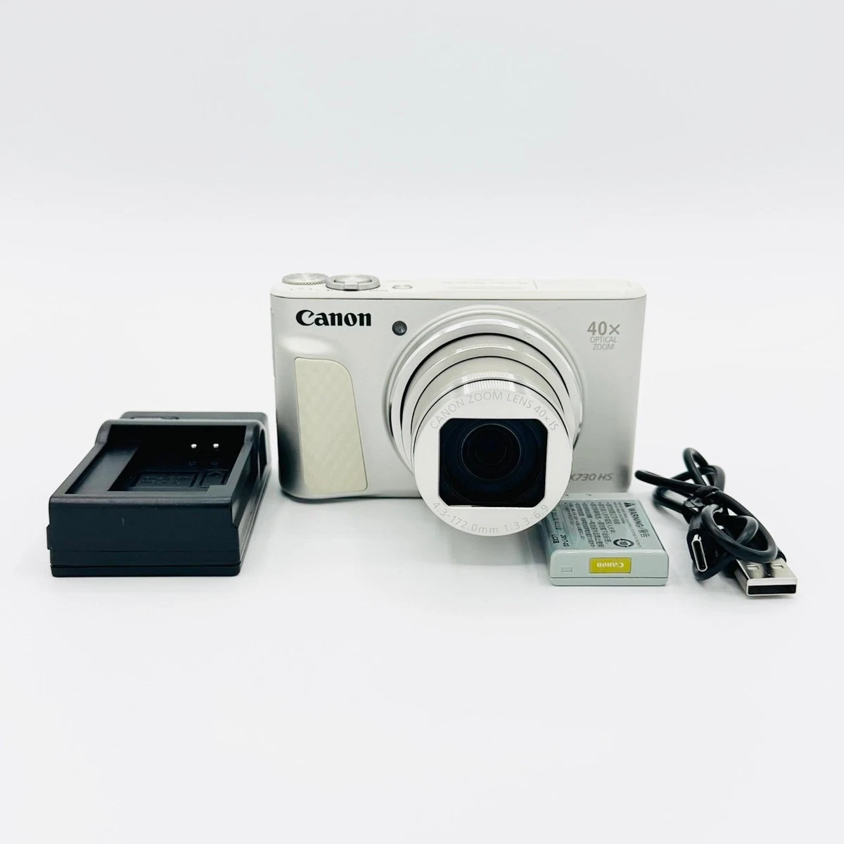 Canon 2422K77 PowerShot SX730 HS Camera Silver: 72【中古