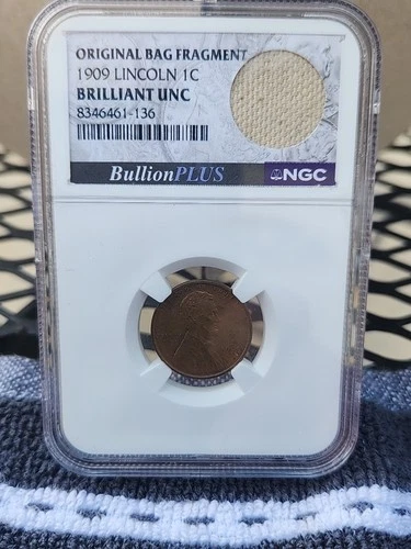 1909 Lincoln Wheat Penny NGC Uncirculated Brilliant  Bad Frag