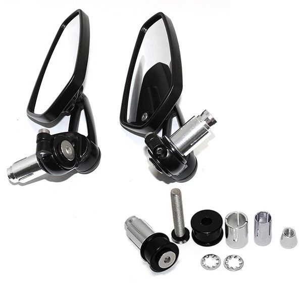 For Suzuki SV650 SV650S SV1000 SV1000S Motorcycle Handle Bar End Side Mirrors - Image 2 of 4