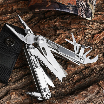 Swiss+Tech 16-in-1 Multifunktionszange,Edelstahl,Faltbare Multifunktionale Zange