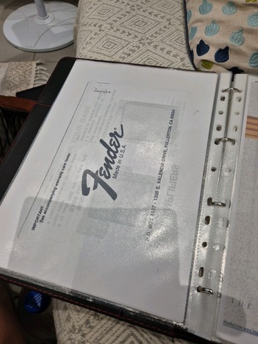 Vintage GUITAR Manuals Ovner Users FENDER, KUBICKI,AMPEG LARGE JOB LOT - Picture 2 of 24