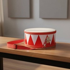 Small Battle Drum Educational Double Sided Drum Long-Lasting for Children