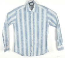 Ted Baker Dress Shirt Size 5 Mens Blue Button Front