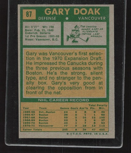 1971-72 Topps Hockey Set Break - Complete Your Set - VG/EX - UPDATED 9-30-25 - Picture 133 of 199