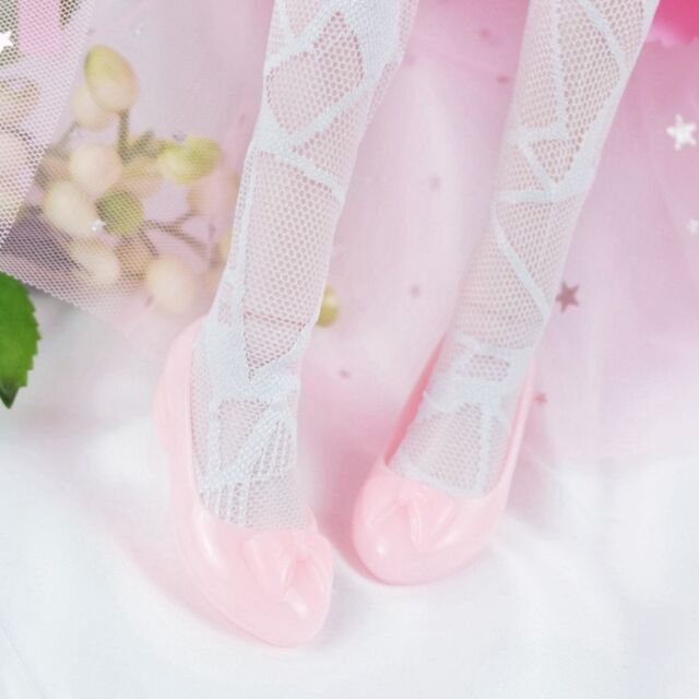 Sandali moda bambola PVC indossare belle scarpe a farfalla 30 cm supporto bambole-