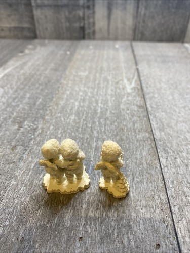 Dept 56 Snowbabies TWINKLE LITTLE STARS 2pc Miniature Pewter Figurine 7621 - 0 - Picture 3 of 5