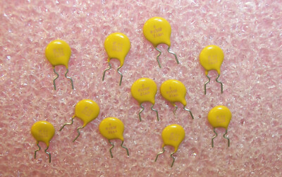 QTY (100) .5A 1/2A 60V RADIAL PTC RESETTABLE FUSES 60R050X LITTELFUSE