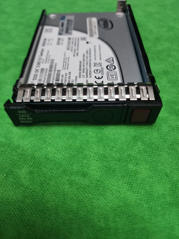HP Intel SSD DC S3610 800GB 2.5" SATA SSDSC2BX800G4P 805381-001 w/caddy G9 G10 - Image 2 of 2