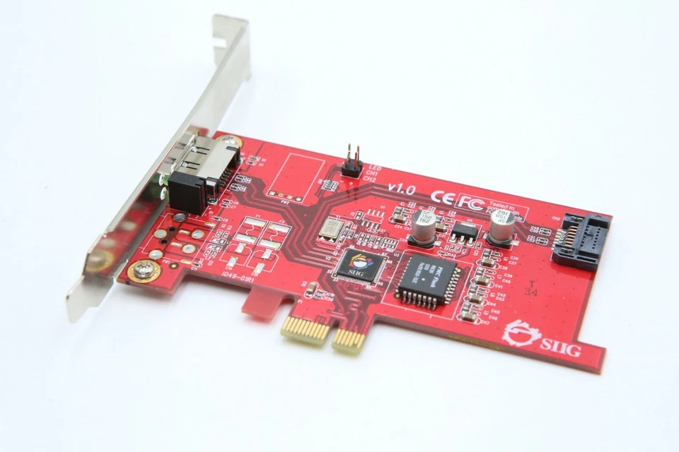 SIIG SC-SAE211-S1 PCI Express x1 SATA II (3.0Gb/s) Controller Card A11e - Image 2 of 3