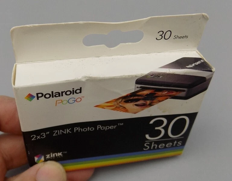 Polaroid Zink Photo Paper 30 Sheets 2x3 Inch New Old Stock Exp 08/09 POGO - Image 4 of 4