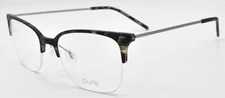 Airlock Pure 2005 002 Men's Eyeglasses Frames Half-rim 52-19-150 Black