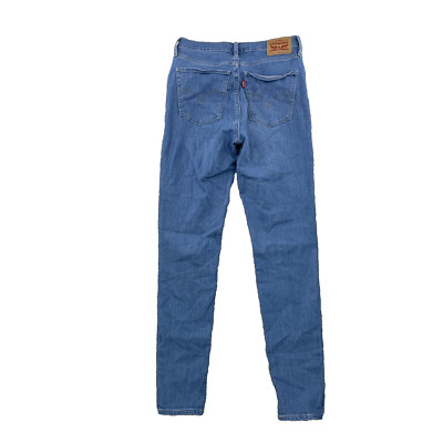 Levis Mile High Super Skinny Size 28 Women Jeans Blue Zip Fly Ladies 36-26
