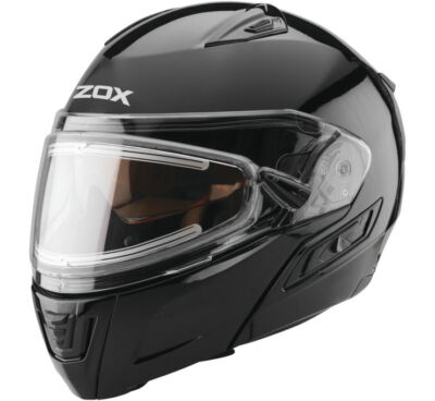 Zox Condor SVS Black Snow Modular Helmet w/ Electric Shield