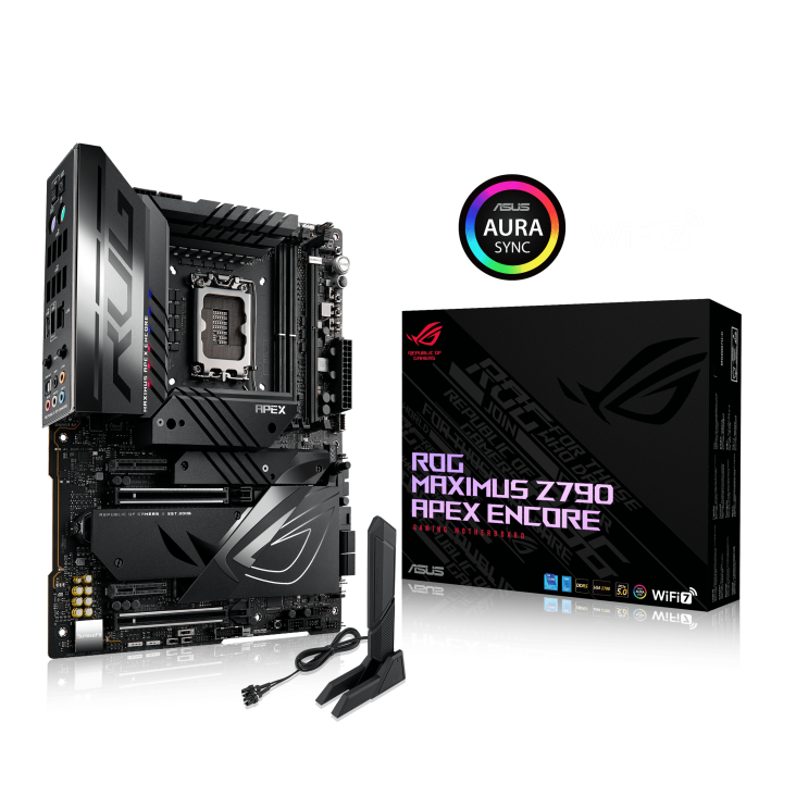 ROG MAXIMUS Z790 APEX Encore 14900KS セット A closer look at the record-setting ROG Maximus Z790 Apex Encore