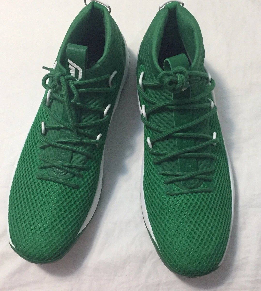 Men s Adidas Dame 4 NBA Basketball Shoes B76017 Green White Damian Lillard Sz 17