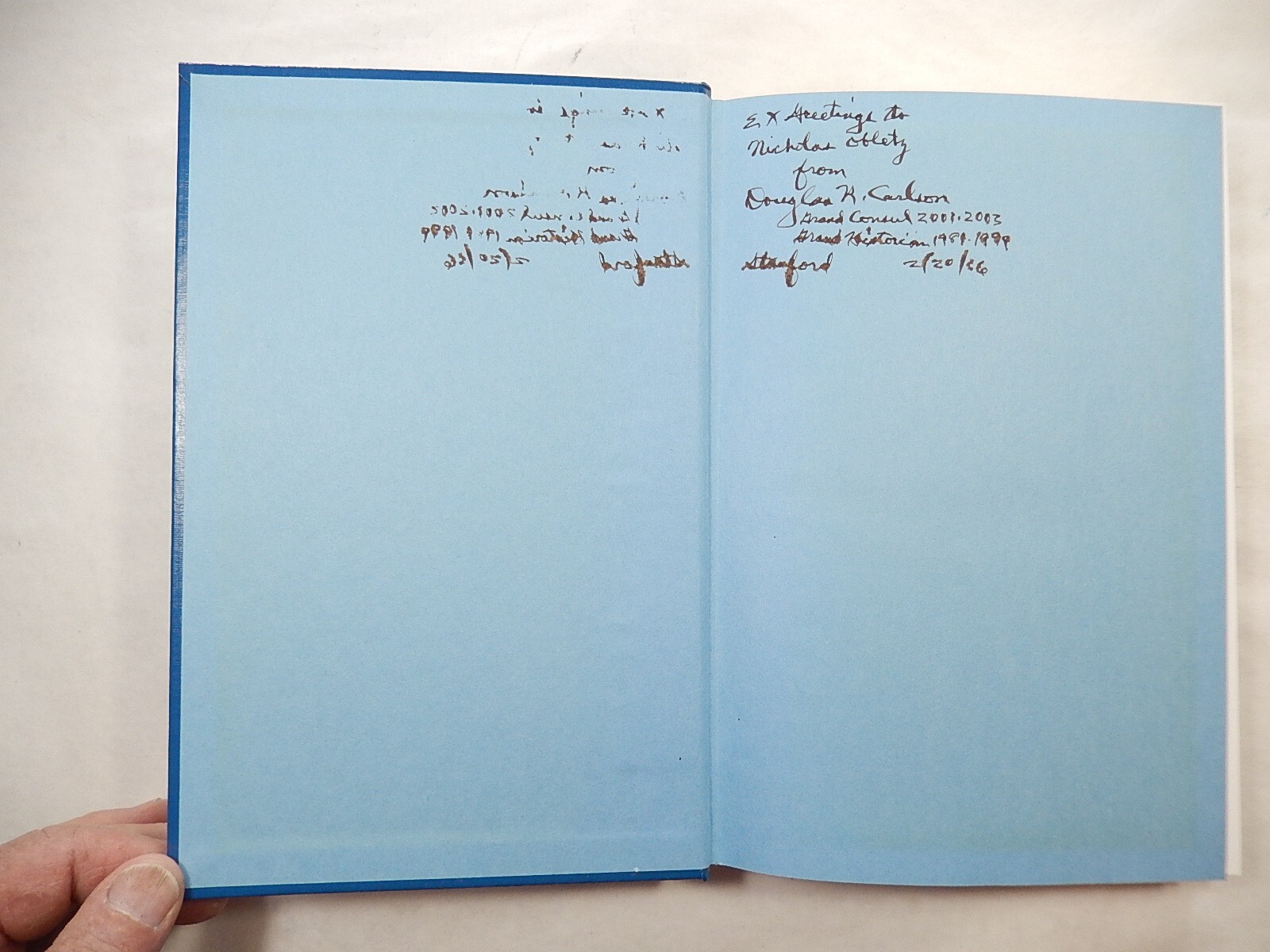 History of The Sigma Chi Fraternity 1955 to 1980 by Douglas Carlson, 1990,SIGNED