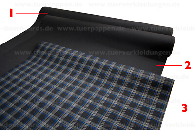 VW Golf GTE 7 VII Karo Stoff Fabric tissu tela tessuto Bezug Sitzstoff Sitzbezug
