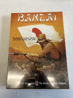BANZAI - AVALON HILL - SHRINKWRAPPED COPY!!!!! Up Front Module upfront