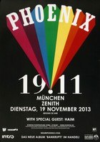 Phoenix - Entertainment , MüNchen 2013 | Konzertplakat | Poster
