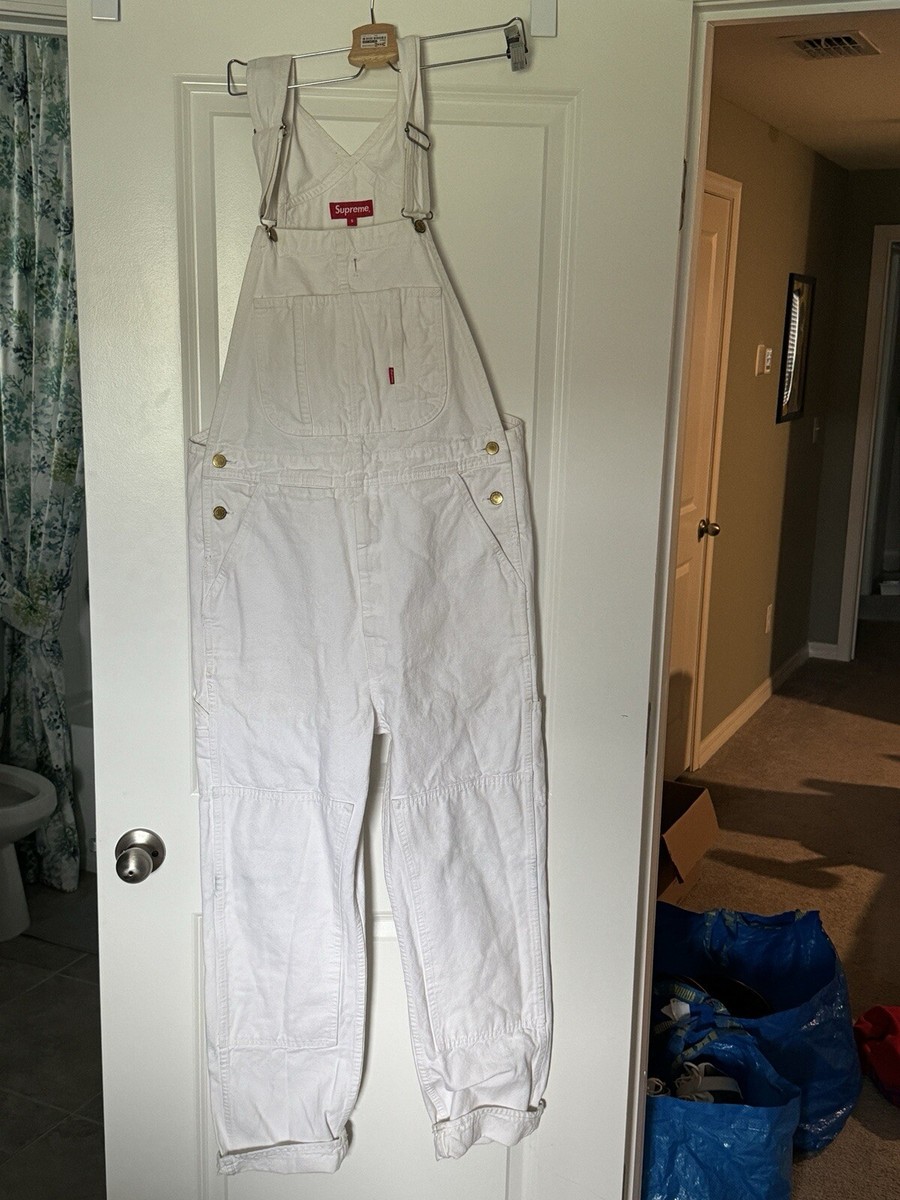Supreme Cargo Denim Overalls Black Sz Small Mens Used Good Supreme Cargo Denim Overalls Black Sz Small Mens Used Good