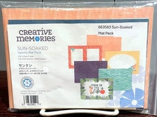Creative Memories Sun-Soaked Variety Mat Pack. NiP
