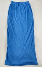 NEW MUSERA Blue Maxi Skirt Bodycon Women’s Size M Coastal Classic Stretch Long