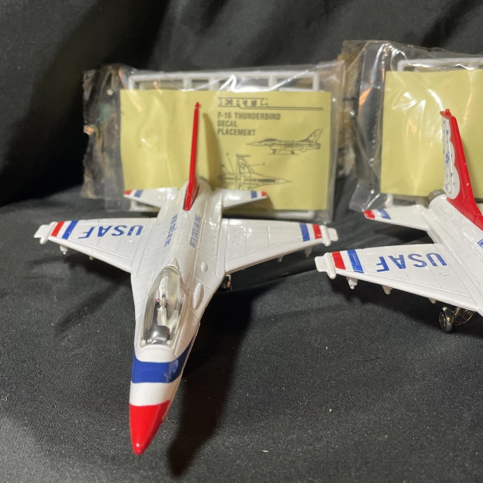 Set Of 3 VINTAGE ERTL FORCE ONE F-16 USAF THUNDERBIRDS DIECAST - Image 4 of 4