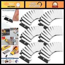 300 Pack Single Edge Razor Blades - Carbon Steel, Black, Sharp Durable