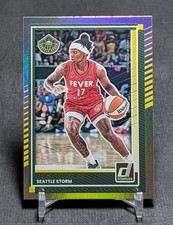 Erica Wheeler Silver Holo Foil 2025 Donruss WNBA Basketball #80 Seattle Storm