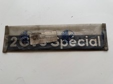 CITROËN Monogramme 2 CV 6 Spécial Malle  Sigle en Métal Origine Époque Logo Neuf