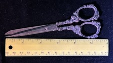 Sterling Silver Antique Sewing Scissors