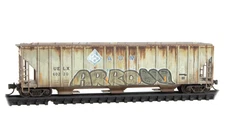 ADM 3-Bay Covered Hopper Weathered Graffiti Micro-Trains MTL #099 54 330 N SCALE