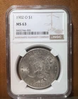 1902 O Morgan Dollar NGC MS63